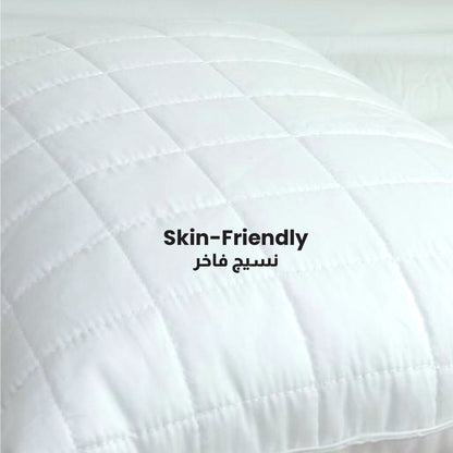 Sapphire Quilted Premium Cotton Pillow with Down Alternative filling 50x75 cm