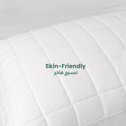 Sapphire Gazette Quilted  Premium Cotton Pillow with Down Alternative filling 50x70+3cm cm