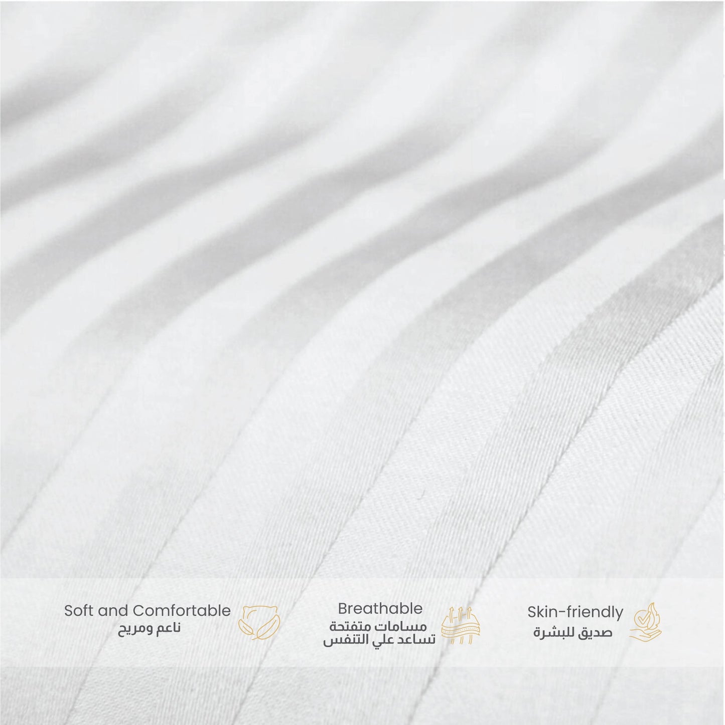 Triton Premium Cotton Three-in-One Adjustable Layer Cotton Pillow with Down Alternative filling 50x75 cm